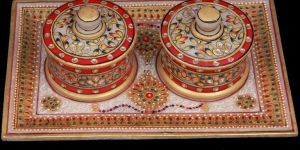 Marble Sindoor Box