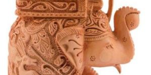 Wooden Elephant Statue