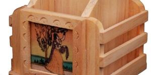 Wooden Pen Holder