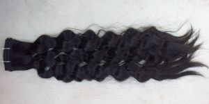 Wavy Machine Weft Hair Extensions