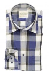 Stanza Smart Casual Shirts - Blue Big Check Shirt