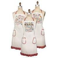 Embroidered Kitchen Apron