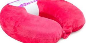 U Shape Memory Foam Pillow (Red)
