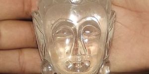 Crystal Gemstone Buddha Head