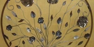 Wrought Iron Round Wall Decor