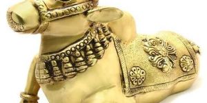 Brass Nandi Statue