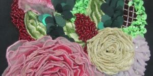 Fabric Manipulation Embroidery Work