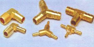 Brass Nipple Tee
