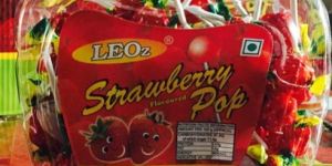 Strawberry Lollipops