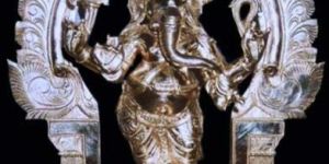 Brass Standing Ganesh Statue