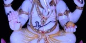 White Marble Ganesha