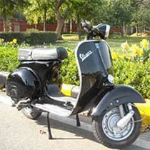 Restored Vespa Scooters