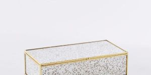 Foxed Mirror Jewelry Boxes