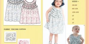 Neck Frill Dress for Kids