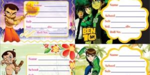 Children School Adhesive Sticker Printing