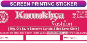 Sticker Screen Printing Services