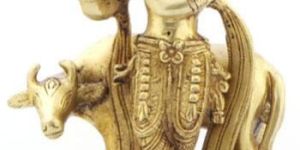 Brass Krishna Statue
