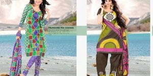 Cotton Printed Dress Materials