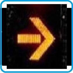 Yellow Arrow Right Signal