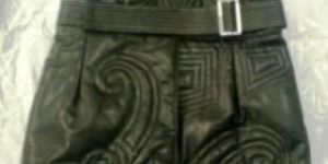 Leather One Piece Dress