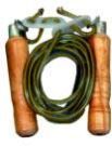 Skipping Rope Wooden Handle