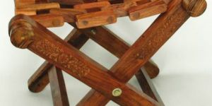 Wooden Folding Stool