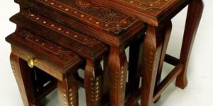 Wooden Stool Set