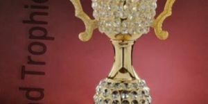 Diamond Beaded Cup Trophy