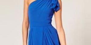 One Shoulder One Piece Dress