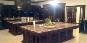 Carved Kitchen Table