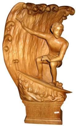 Wooden Surfer