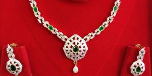 Cubic Zirconia Necklace Set