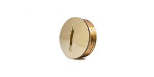 Brass Round Head Stop Plug