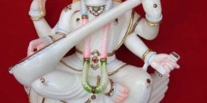 Marble Saraswati Statue