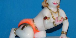 Marble Krishna Statue