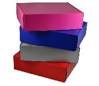 Multi Colored Corrugated Box