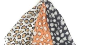 Zebra Print Silk Scarves