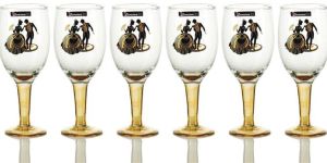 6 Pieces Glass Wine Tumbler