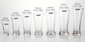 7 Pieces Glass Plain Water Tumbler