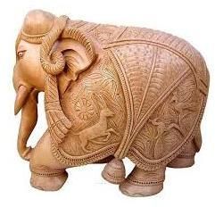 Wooden Elephant Statue