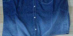 Ladies Sleeveless Denim Shirts