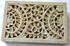 Marble Handicraft Jewellery Box
