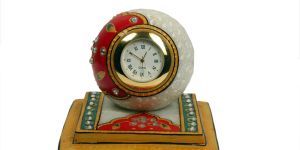 Paper Weight with Clock Watch