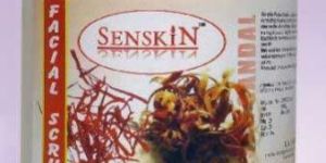 Saffron Facial Scrub