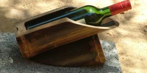 Bamboo Wine Bottle Holder