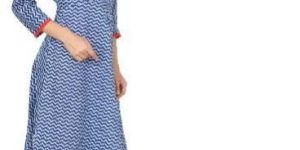 COTTON KURTI WITH BROAD BOTTOM