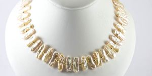 Biwa Pearl Necklaces