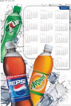 3D Embossed Calendars