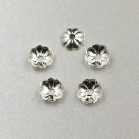 Silver Bead Caps