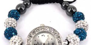 Crystal Two Colours Balls Watch